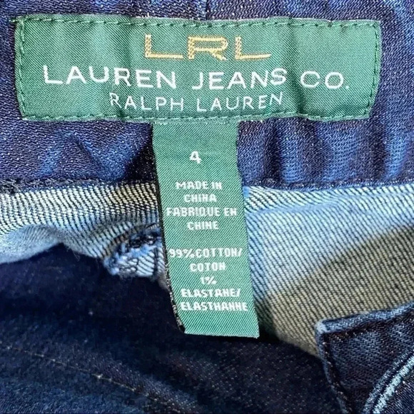 lauren Jeans Company Sailor Capris Jeans Size 4 - Picture 8 of 8